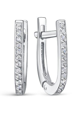 Серьги серебро 925 дорожки  Серьги серебро 925 дорожки